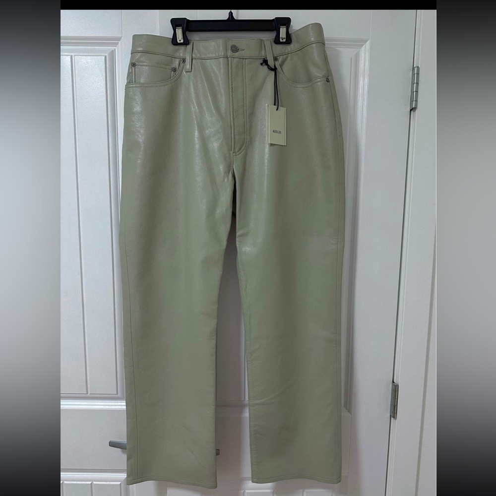 AGOLDE Leather pants size 33 / NWT